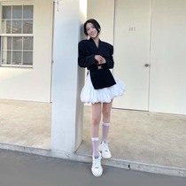 Advanced senses springtime style retro small crowdsuit one-piece suit dress 2021 Spring style dress new spring dress little black dress