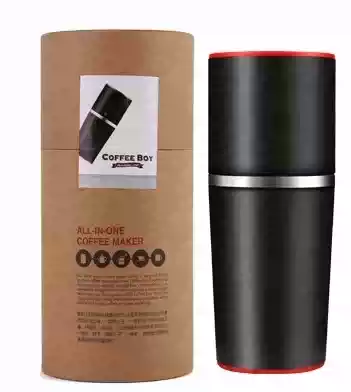 COFEBOY portable coffee machine hand grinder with Cup hand American outdoor coffee machine shock low price