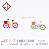 Детский мультяшный трехмерный деревянный велосипед