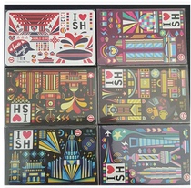 2016 Shanghai Metro Card I Love Shanghai 1st Ticket 3rd Ticket a set of six already used