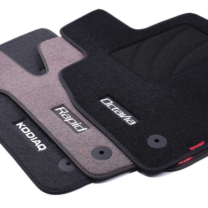 New Kodiaq-Specific Floor Mats, New Gt Original Car Original Buckle, 2017 Old Model Kodiaq Suede Carpet