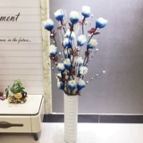 Симуляция цветочниц высушенные цветы поддельные цветы сухие ветви, цветочный расположение листья вены, окна тюльпана Цветок