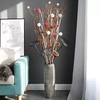 Dragon Willow Lotus Leaf Lotus Fluffy Context содержит вертикальную керамическую бутылку