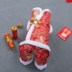 Chó mặc quần áo năm mới hơn gấu Teddy chiến đấu với thú cưng Quần áo mùa đông Bộ quần áo phù hợp với quần áo bốn chân Chó nhỏ và mèo Trang phục năm mới - Quần áo & phụ kiện thú cưng quần áo thú cưng