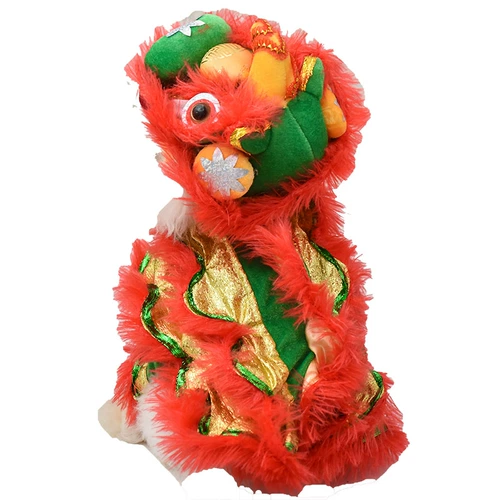 Douyin танцевальная танцевальная одежда танцевальная собака Lion Dance Dance Drance Tance Funny Small Barge Dog Teddy Новый год Cat Funny