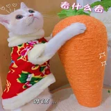 Кошачья одежда осень и зима северо -восток Дахуа хлопковая куртка куколка куколка котенок котенок короткие новогодние приданые.