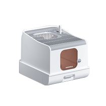 Top-In Cat Litter Basin Super Large Deodorant Anti-Splash Mat Totally Enclosed Drawer Air Purifier Cat Toilet