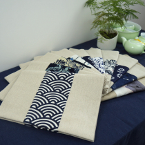 Table Flag Chinese Zen cotton tea tea tableTea cushion tea cushion tea cushion Japanese tea seat linen