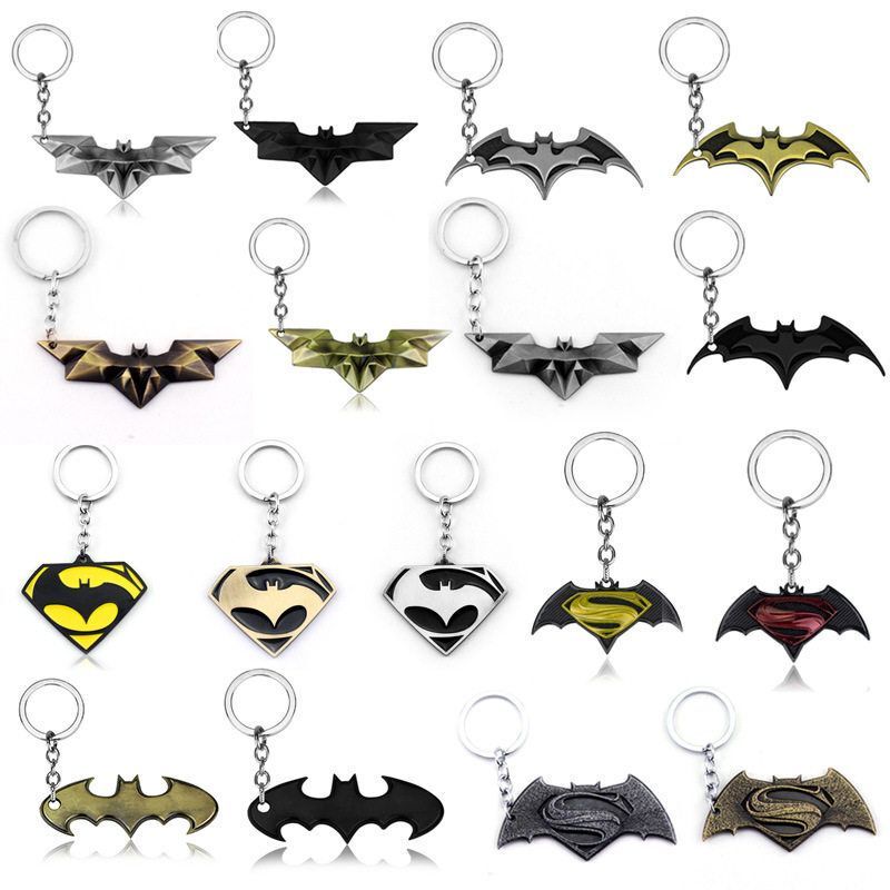 New Product Superman Vs. Batman Keychain Batman Superman Logo Alloy Key Ring Pendant Accessories New Product Superman Vs. Batman Keychain Batman Superman Logo Alloy Key Ring Pendant Accessories