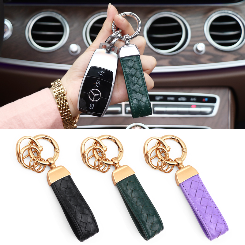 Small Sheep Car Key Closer Parts Personality Creativity Woven Couple Key Link Key Low Hanging