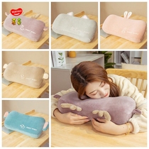 Office nap pillow for lunch break for girls sleeping with small pillow memory cotton Guys portable groveling pillow deity Summer