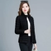 Áo khoác cotton nữ ngắn phiên bản Hàn Quốc 2018 mới áo khoác cotton mỏng giảm béo mùa thu và mùa đông hoang dã áo khoác xuống - Bông áo phao dài nữ Bông