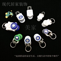 New and old-fashioned track pulley straight track curved track curtain accessories hook hanging wheel metal alloy bearing wheel iron roller bead