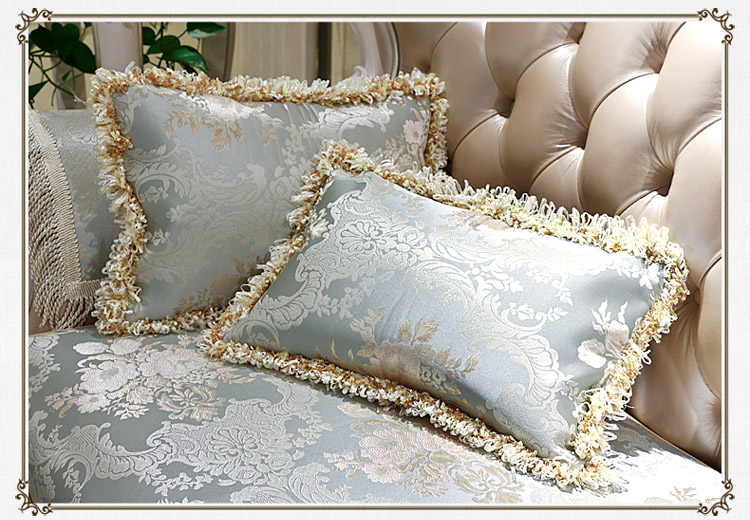 Yizi màu sắc sang trọng lớn gối da châu Âu sofa lớn đệm giường đệm gối lõi văn phòng đệm - Trở lại đệm / Bolsters bộ chăn gối văn phòng