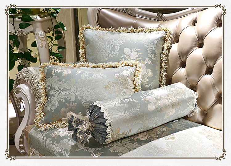 Yizi màu sắc sang trọng lớn gối da châu Âu sofa lớn đệm giường đệm gối lõi văn phòng đệm - Trở lại đệm / Bolsters bộ chăn gối văn phòng