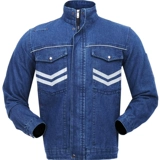 Джинсовый износостойкий хлопковый осенний комбинезон, увеличенная толщина, защита от ожогов