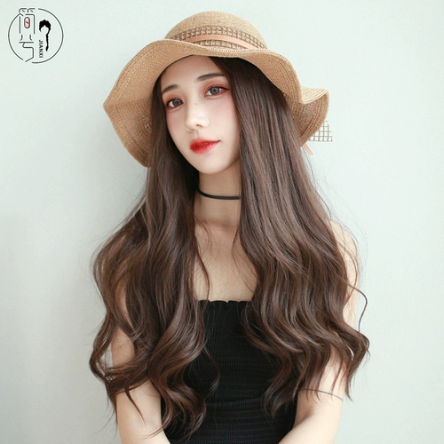 Модный кудрявый парик-шапка, дышащая волнистая шапочка для волос, шапка, популярно в интернете