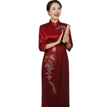 2024 new high-end wedding banquet middle-aged moms loaded with retro style gowns Noble Elegance Happy Mother-in-law Wedding Gown