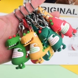 Мультяшный креативный брендовый брелок, динозавр для ключей, сумка для влюбленных подходит для мужчин и женщин, украшение на сумку