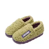 Тапочки, зимняя нескользящая удерживающая тепло обувь на платформе, коллекция 2023