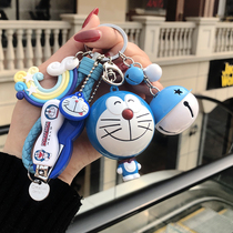 Cartoon cat key chain pendant female Korean cute cat creative car keychain male and female couple backpack pendant