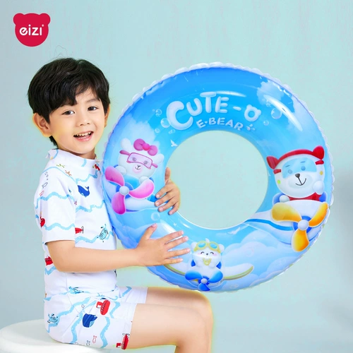 Мультяшный надувной водный плавательный круг подходит для мужчин и женщин, увеличенная толщина