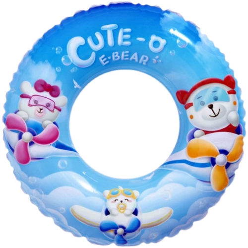 Мультяшный надувной водный плавательный круг подходит для мужчин и женщин, увеличенная толщина