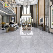 Foshan 750x1500 whole body infinite continuous grain tile large slab floor tile living room non-slip floor tile background wall tile