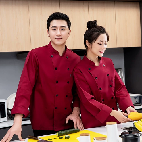 Чисто -розовый двойной коричневый повар