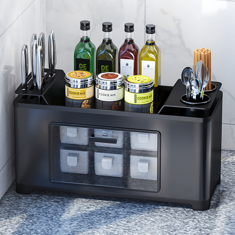 Seasoning box suit Home bottle Composition Versatile Kitchen seasoned with lid tank Seasoning Zoostock Supplies Containing box