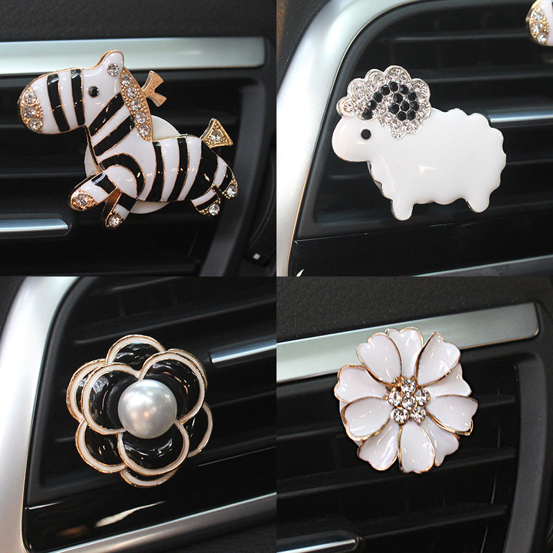 Car perfume aromatherapy air conditioner air outlet cute fragrance car accessories ornaments car decoration products Daquan female