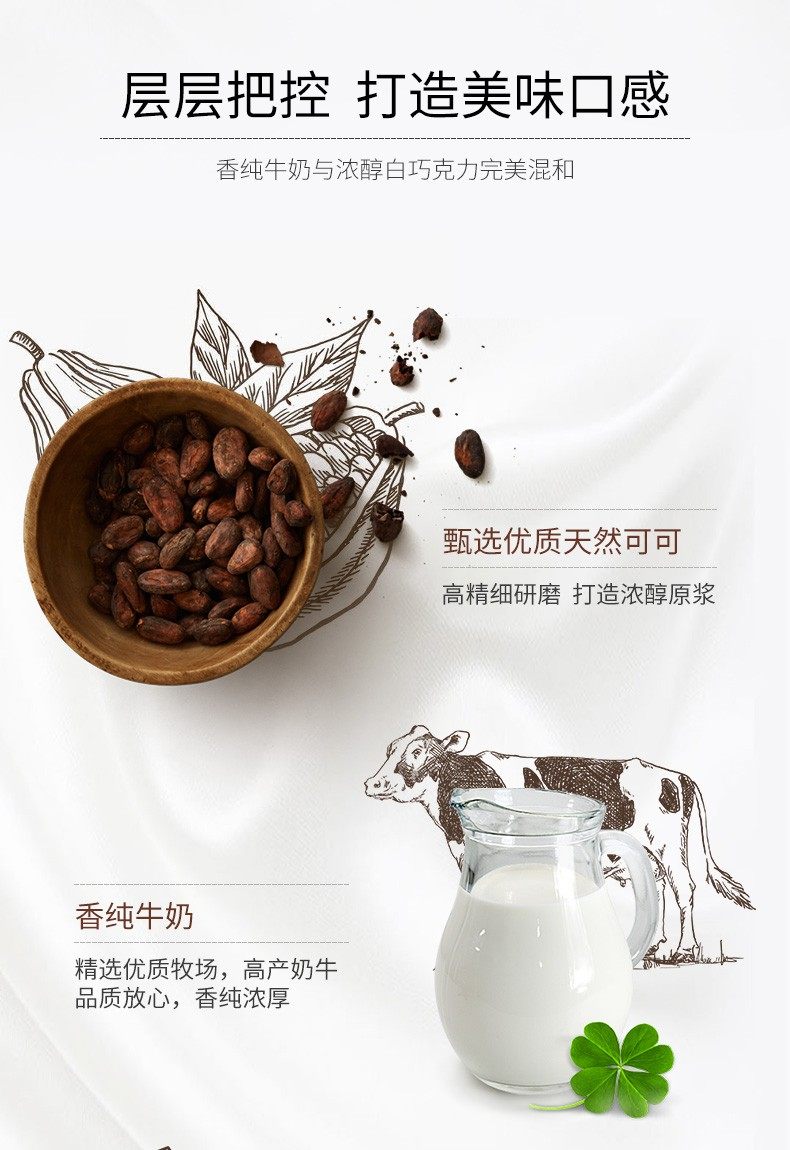 FUJIYA 不二家 LOOK3 经典牛奶香草白巧克力 43g盒装*2件 下单折后￥18.9包邮