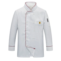 Одиночный красный с длинным рукавом белый