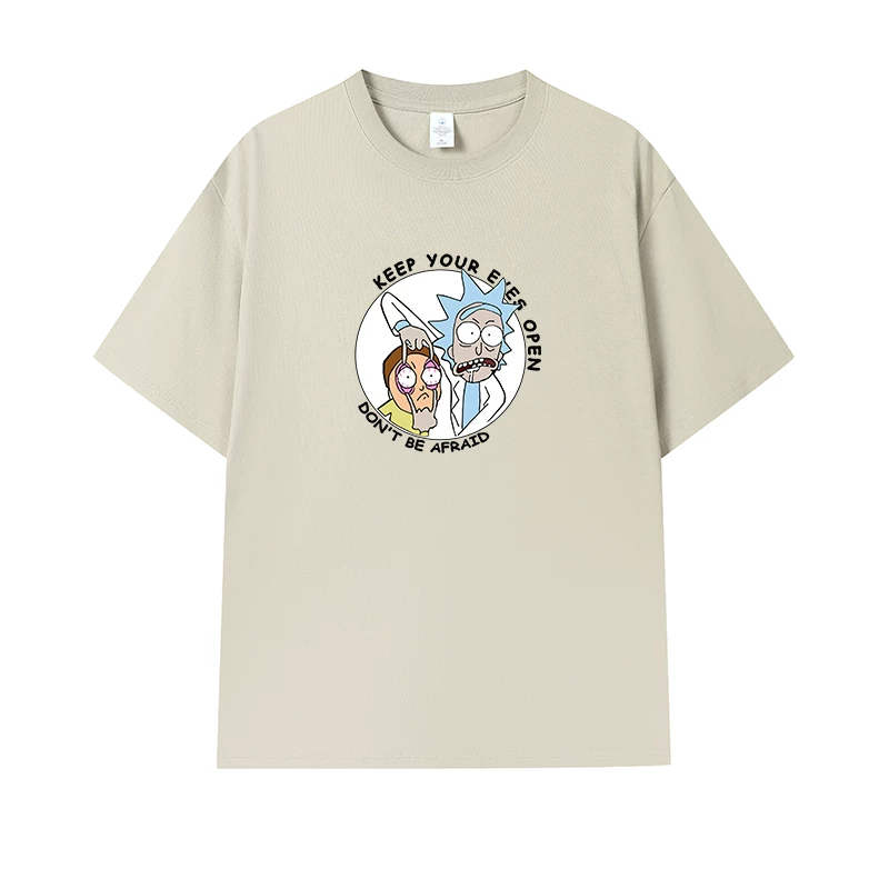 Фанатская футболка Desperate Poisoner Co -name Rick and Morty T -shirt Rick and Morty Мужчины и Женщины Аниме Студентская пара одежда