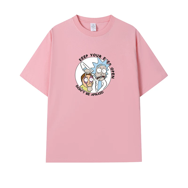 Фанатская футболка Desperate Poisoner Co -name Rick and Morty T -shirt Rick and Morty Мужчины и Женщины Аниме Студентская пара одежда