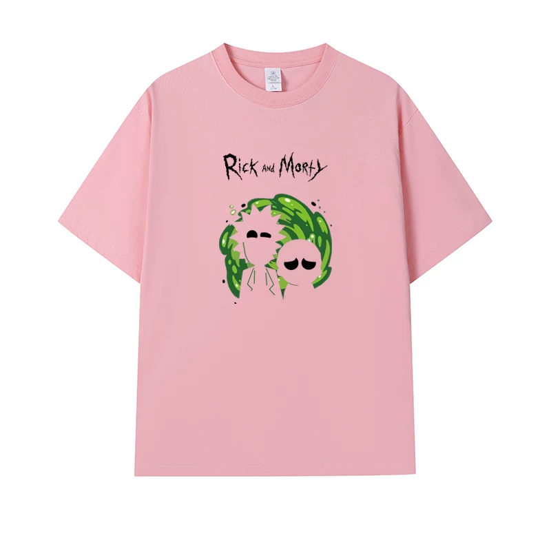 Фанатская футболка Desperate Poisoner Co -name Rick and Morty T -shirt Rick and Morty Мужчины и Женщины Аниме Студентская пара одежда