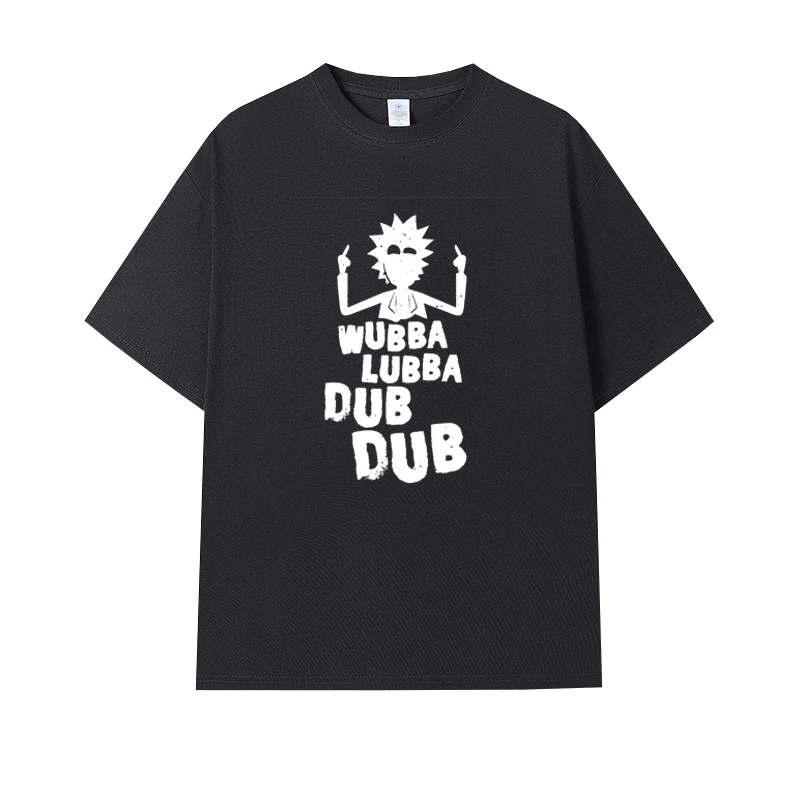 Фанатская футболка Desperate Poisoner Co -name Rick and Morty T -shirt Rick and Morty Мужчины и Женщины Аниме Студентская пара одежда