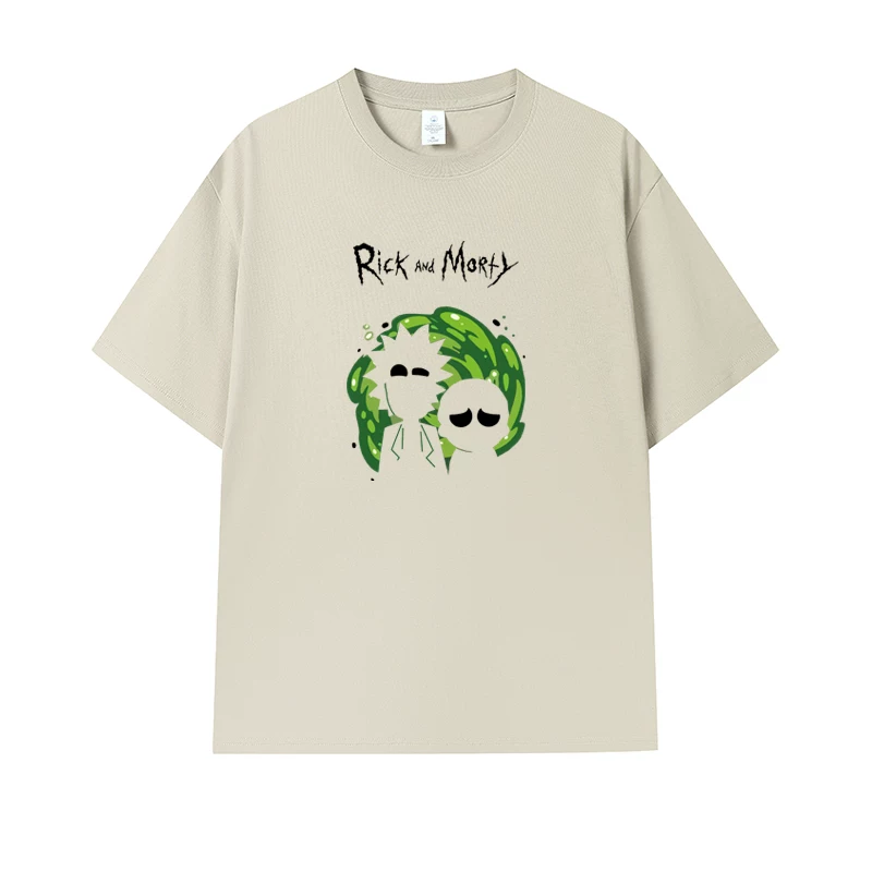 Фанатская футболка Desperate Poisoner Co -name Rick and Morty T -shirt Rick and Morty Мужчины и Женщины Аниме Студентская пара одежда