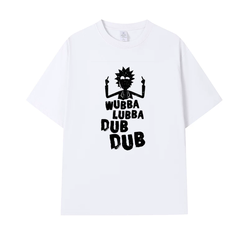 Фанатская футболка Desperate Poisoner Co -name Rick and Morty T -shirt Rick and Morty Мужчины и Женщины Аниме Студентская пара одежда