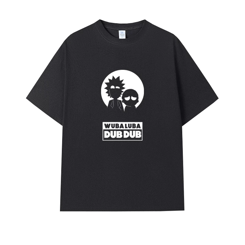 Фанатская футболка Desperate Poisoner Co -name Rick and Morty T -shirt Rick and Morty Мужчины и Женщины Аниме Студентская пара одежда