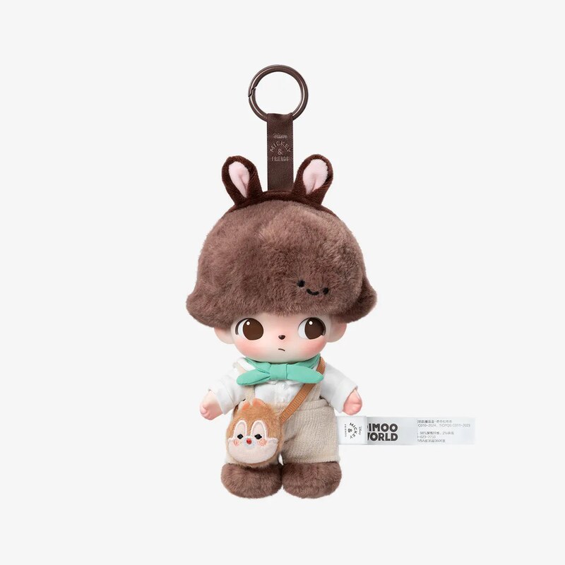 No. 1 Popmart Dimoo World Disney Series Vinyl Face Plush Keychain