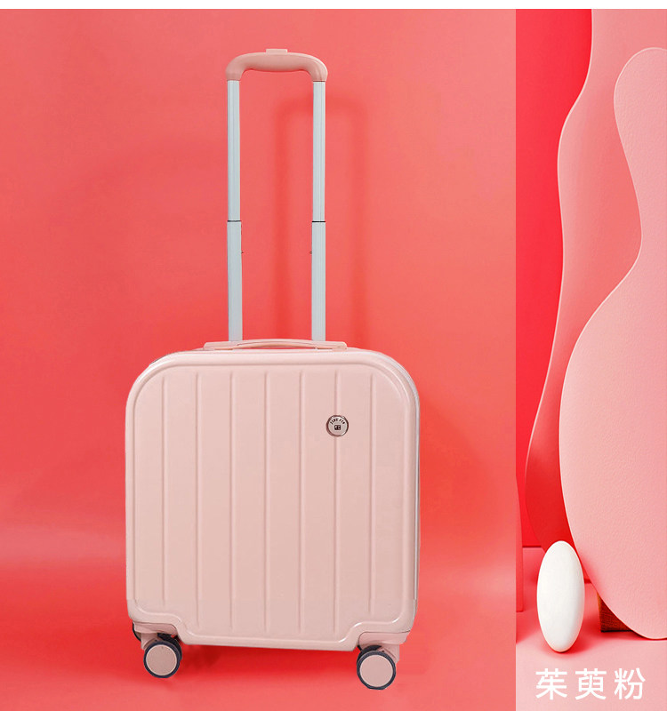 Universal Wheel Pull-Lever Case Light Den Case Woman 20 Inch Suitcase Mini Men 18 Small Case Travel Password Leather Case