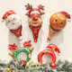 Christmas decoration hand stick aluminum film balloon