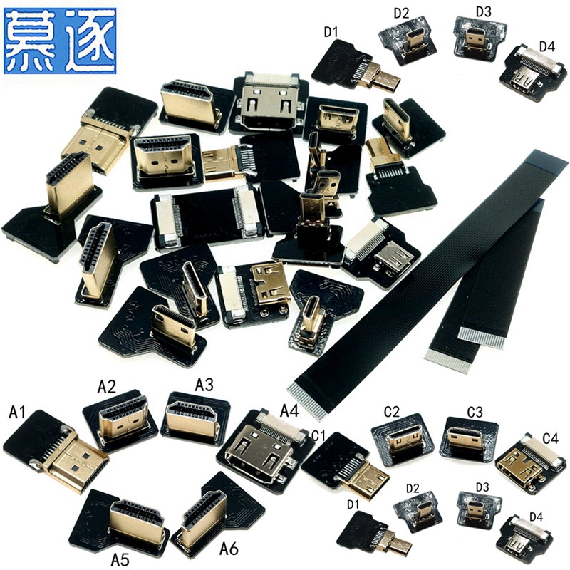 micro hdmi to HDMI cable camera computer projector micro head transfer TV HD video Raspberry Pi