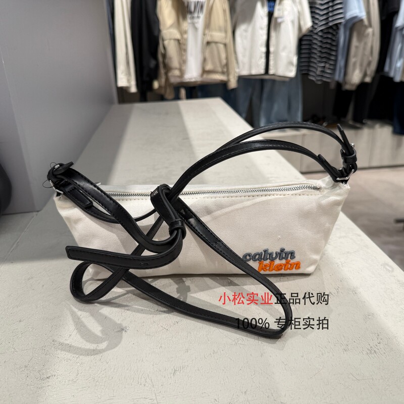 Ck Women's Bag Casual Commuter Style Lettered Twist Buckle Flap Chain Shoulder Crossbody Bag Saddle Bag 4F3741G Ck Women's Bag Casual Commuter Style Lettered Twist Buckle Flap Chain Shoulder Crossbody Bag Saddle Bag 4F3741G
