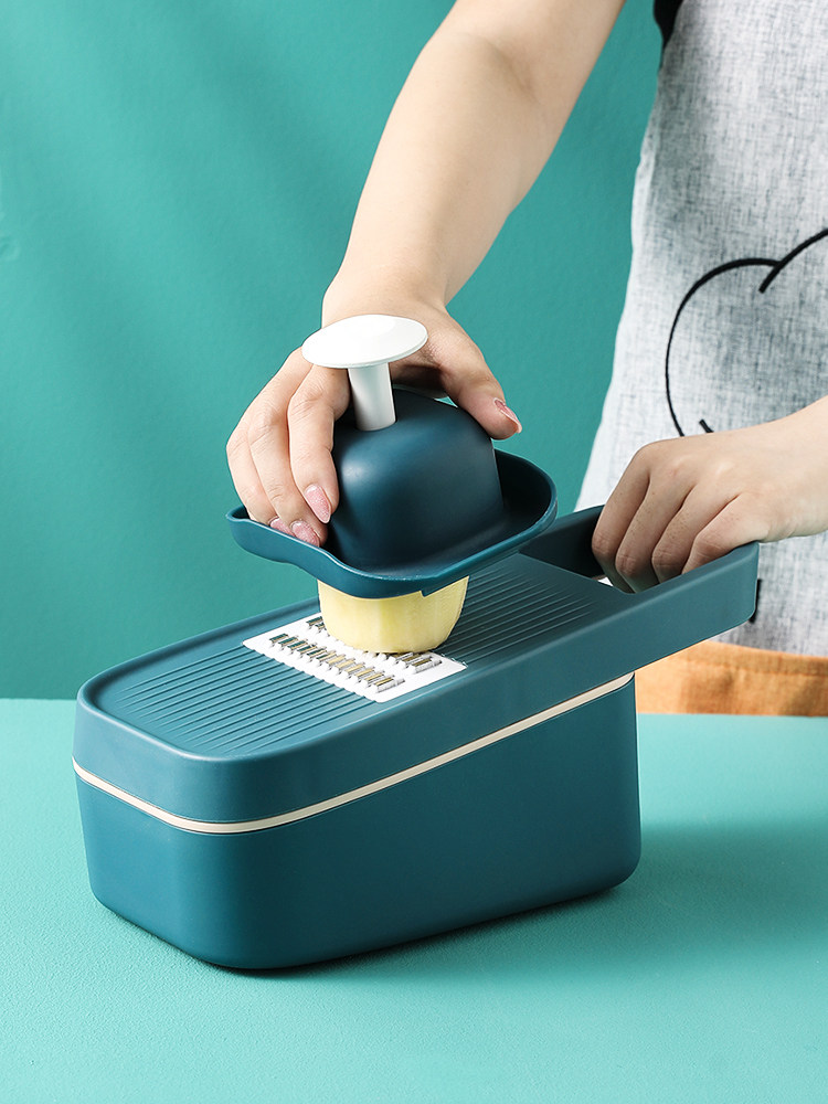 Vegetable cutting artifact kitchen multi-functional household potato shredded cucumber grater sliced ​​cut flowers diced scraping scraper