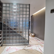 Rectangular imported bubble opaque bedroom transparent toilet transparent view wall sales office glass brick