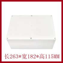 F6 medium and high cover: 263*182*115 plastic waterproof box indoor and outdoor monitoring waterproof box wiring power box