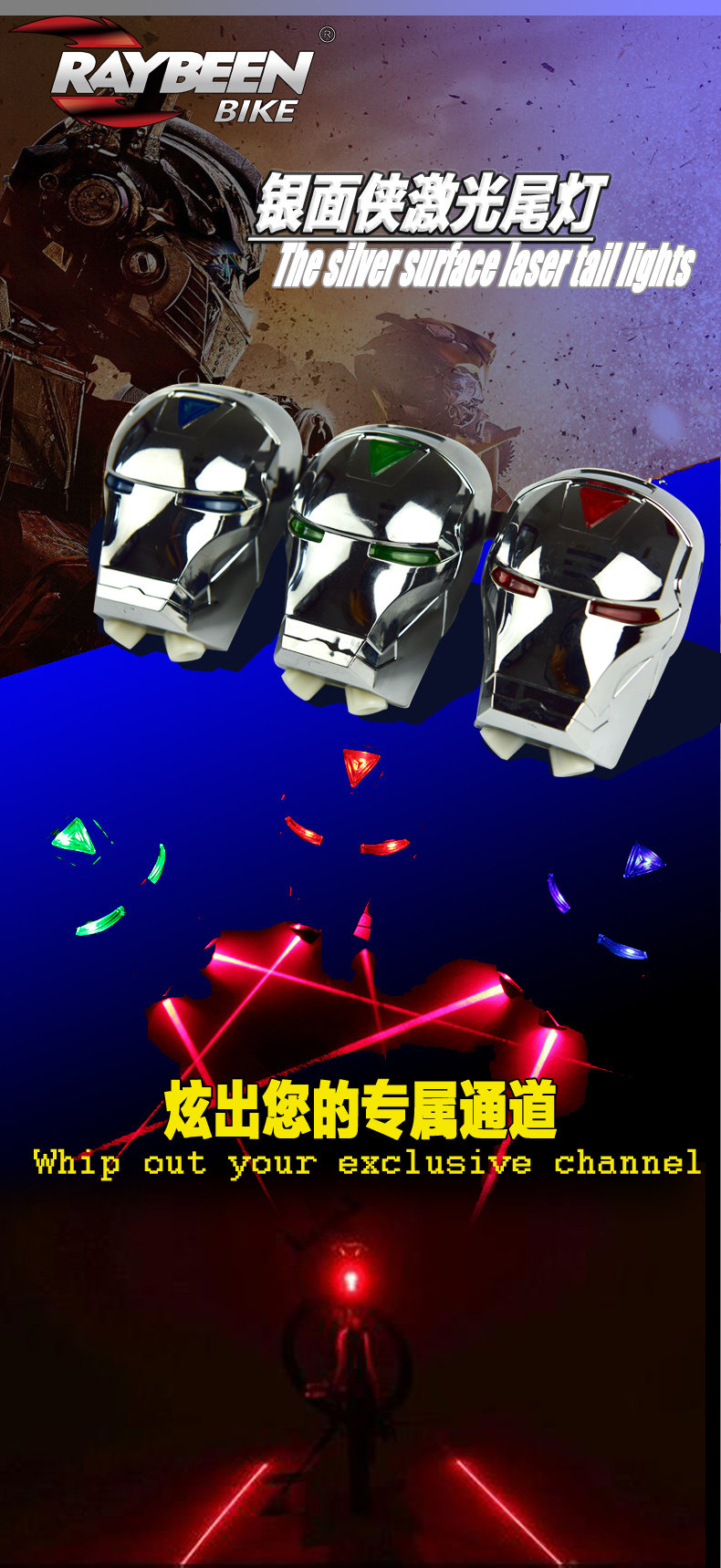 Eclairage pour vélo ACRONO - Taillights - Ref 2398157 Image 7