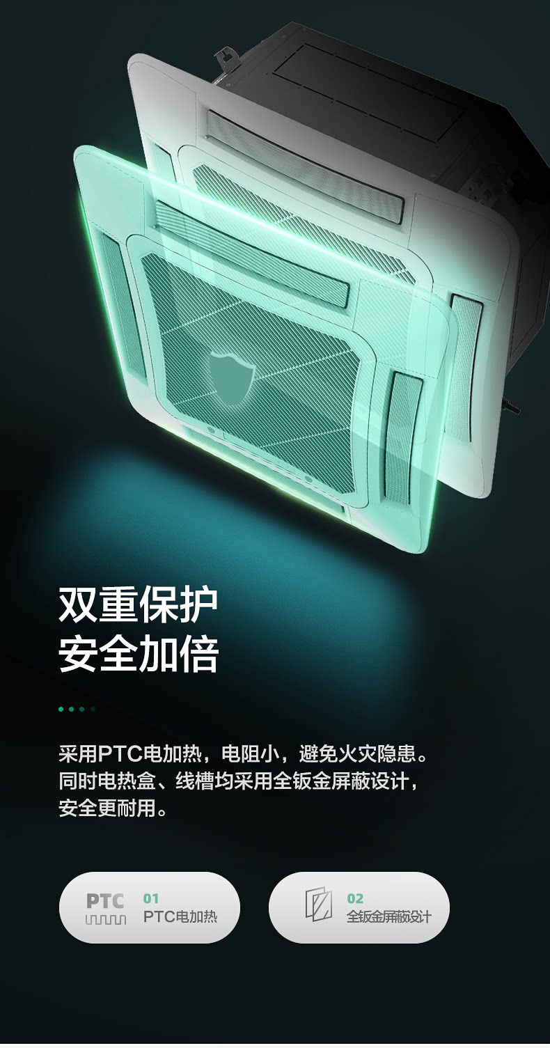 烟台格力天井机5匹天花机KFR-120TW/(1256S)NhBa-3